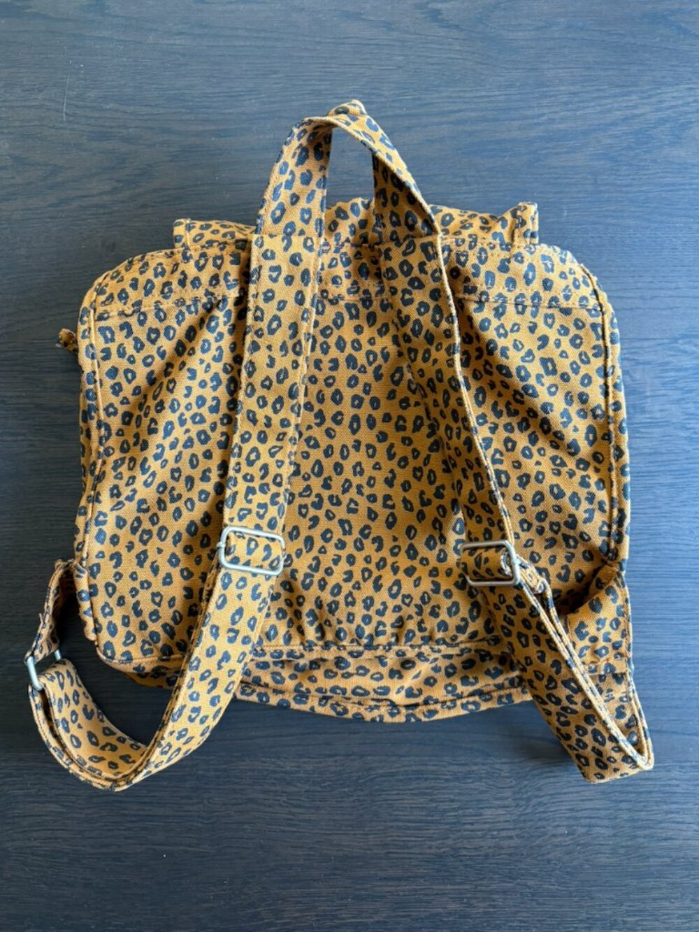 BAGGU Drawstring Backpack - Leopard - Picture 3 of 7